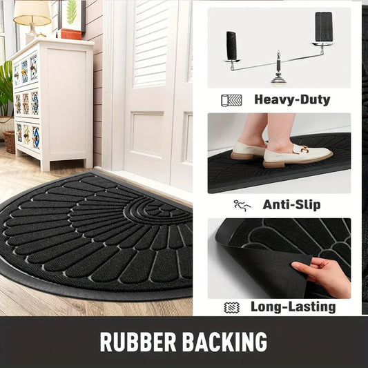 Half Round Indoor Outdoor Door Mat