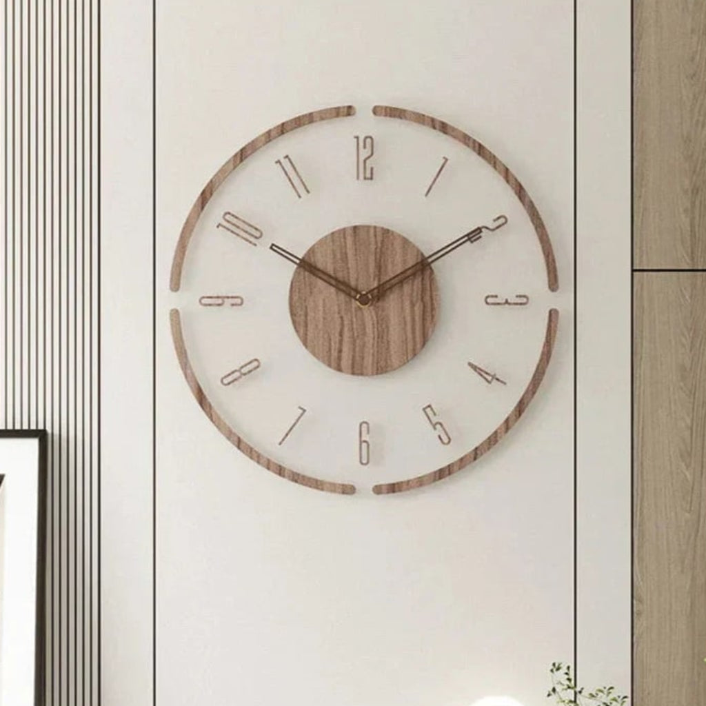 Finnish Solid Wood Analog Wall Clock
