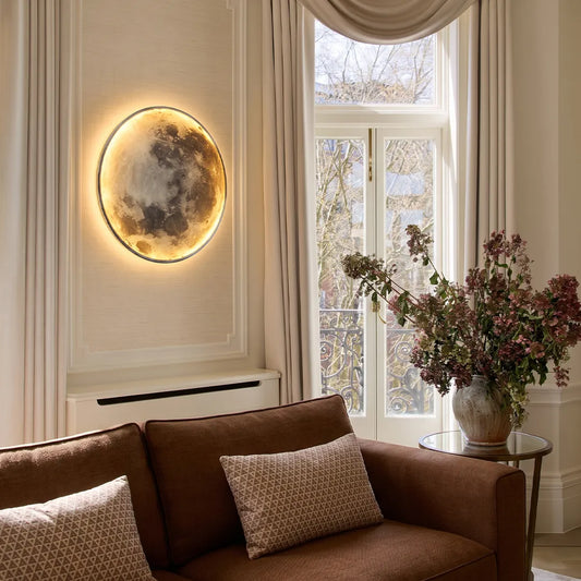 Luna Full Moon LED Wall Light