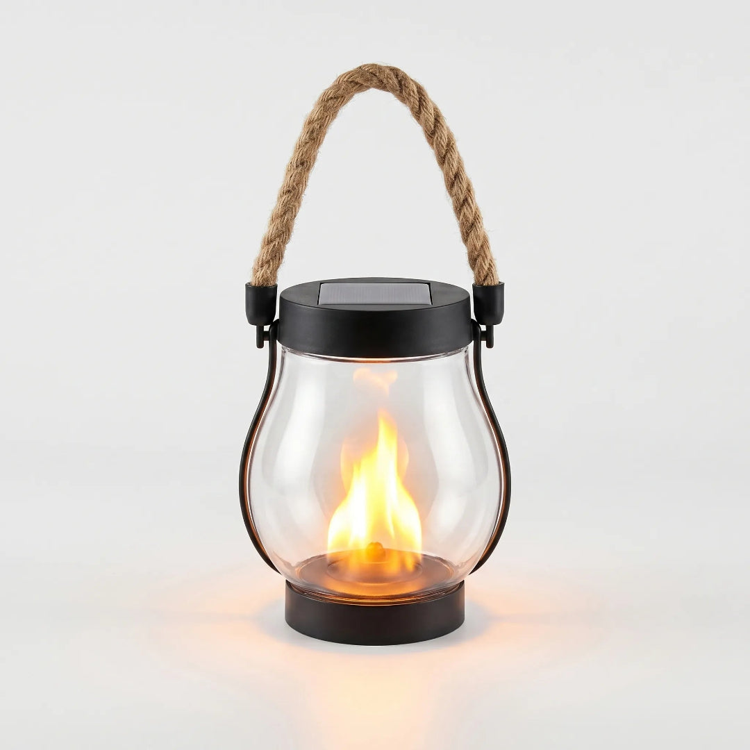 American Solar Flickering Flame Lantern