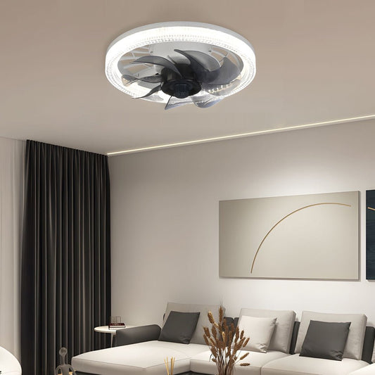 Vento 12 in flush mount ceiling fan light