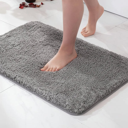 Nordic Plush Microfiber Bath Rug