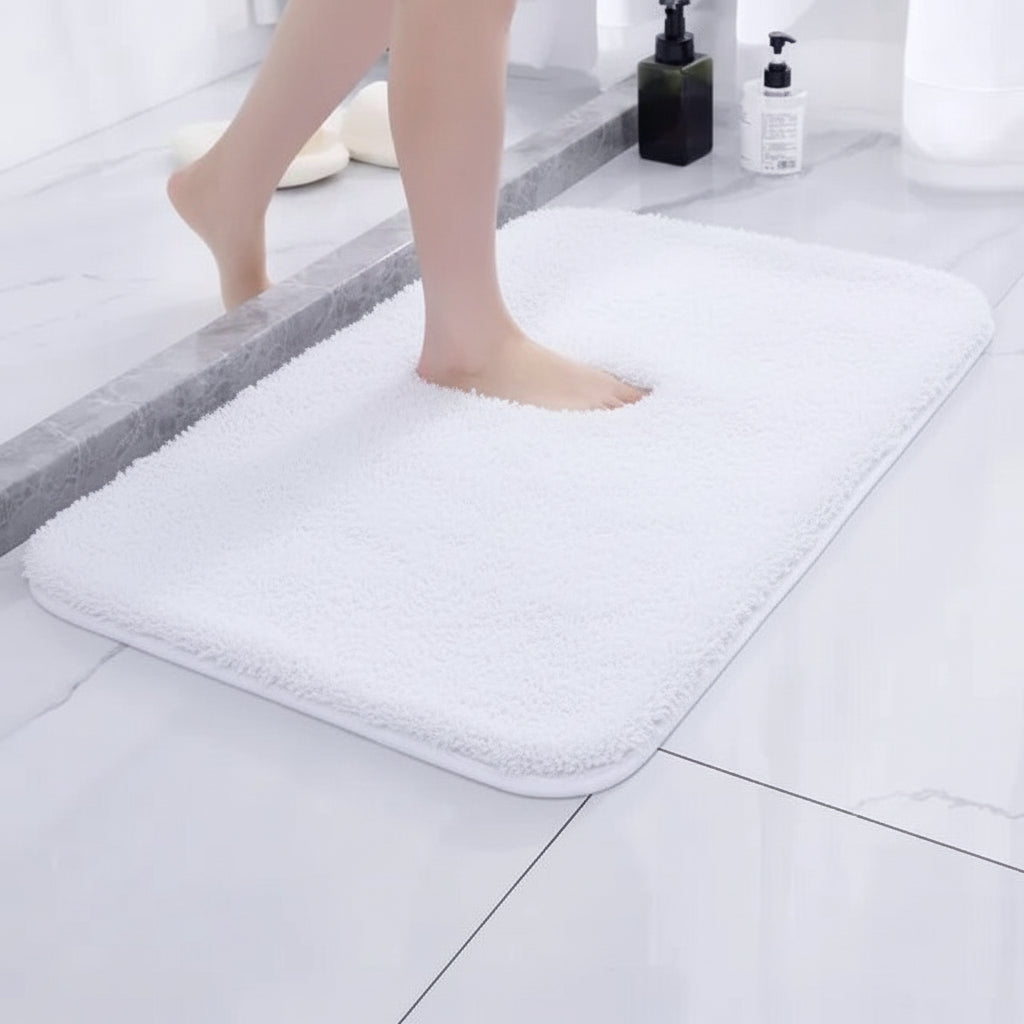 Nordic Plush Microfiber Bath Rug