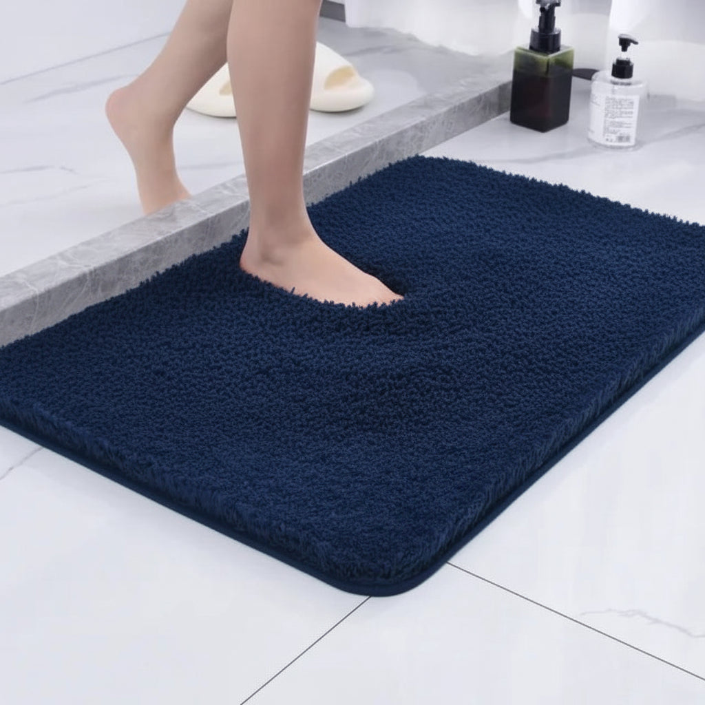 Nordic Plush Microfiber Bath Rug