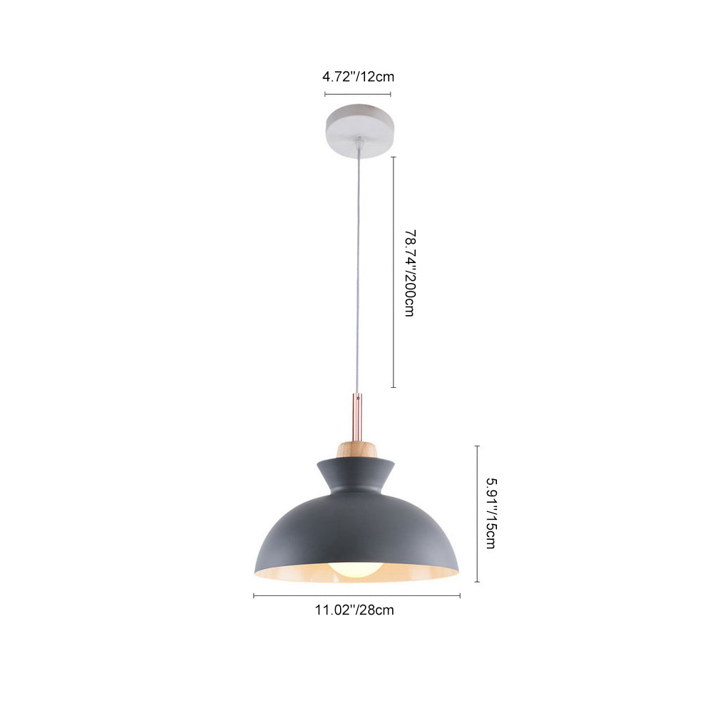 Linnea Nordic Dome Pendant Light