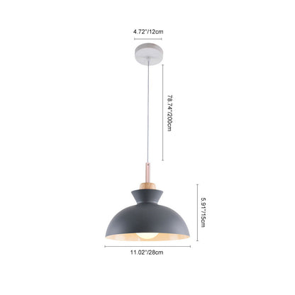 Linnea Nordic Dome Pendant Light