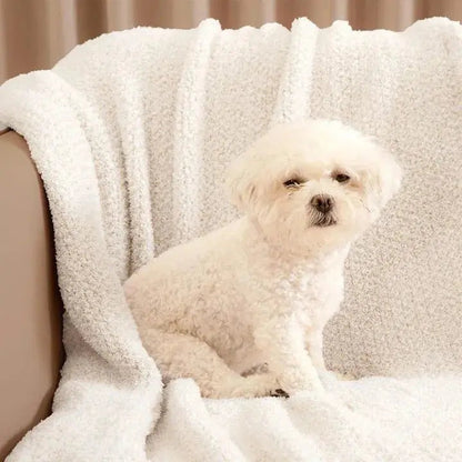 Swedish Reversible Knit Throw Blanket