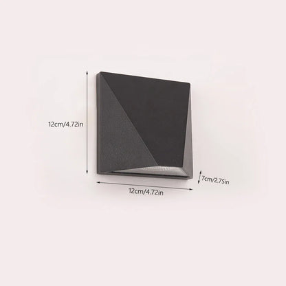 Nordic Slim Black Outdoor Wall Light