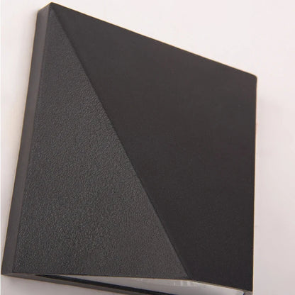 Nordic Slim Black Outdoor Wall Light