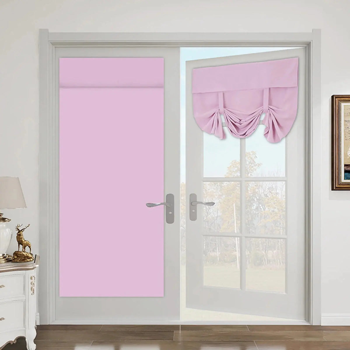 Nordic Blackout Door Curtain