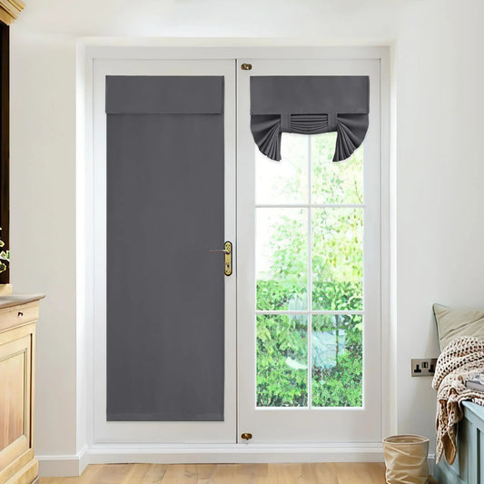 Nordic Blackout Door Curtain