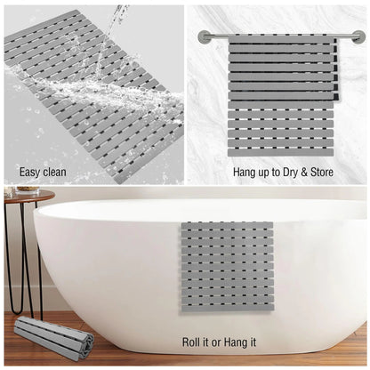 Striped Non-Slip Bathtub Mat