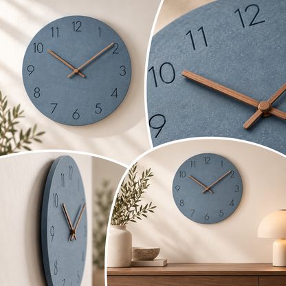 Nordic Minimalist Silent Wall Clock