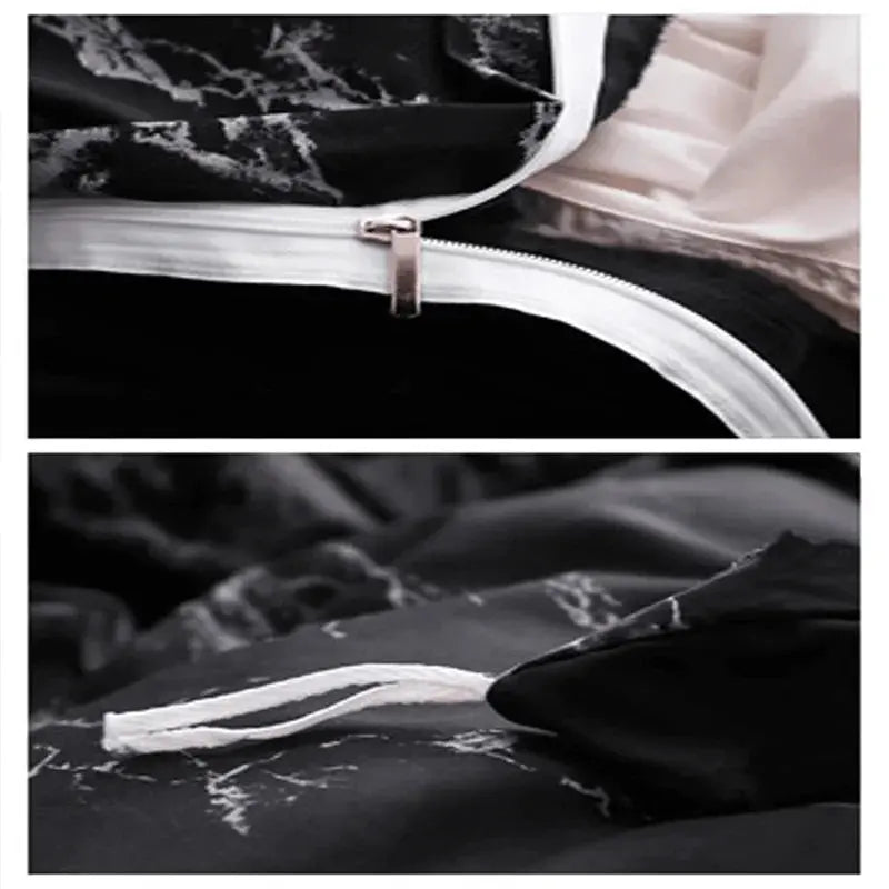 Modern Marble Print Duvet Cover Set