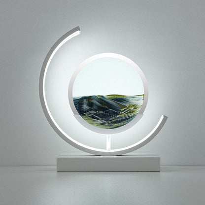 Italian Moving Sand Art Lamp