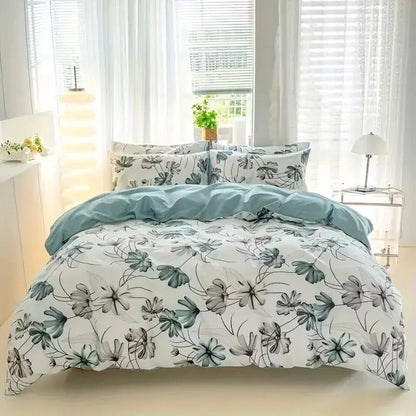 French Pastoral Floral Duvet Cover Set