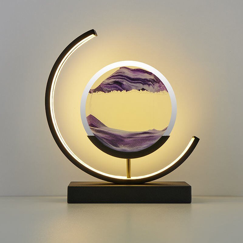 Italian Moving Sand Art Lamp