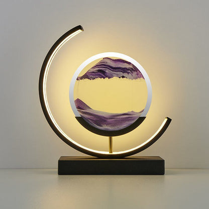 Italian Moving Sand Art Lamp