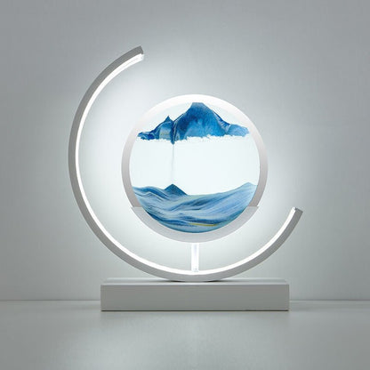Italian Moving Sand Art Lamp
