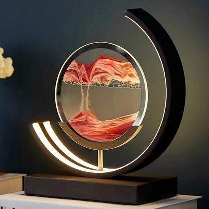 Italian Moving Sand Art Lamp