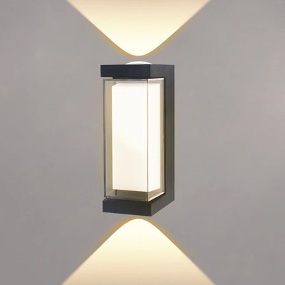 Scandinavian Up & Down Outdoor Wall Sconce