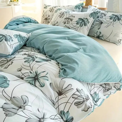 French Pastoral Floral Duvet Cover Set
