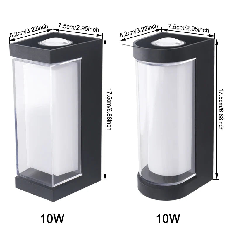 Scandinavian Up & Down Outdoor Wall Sconce