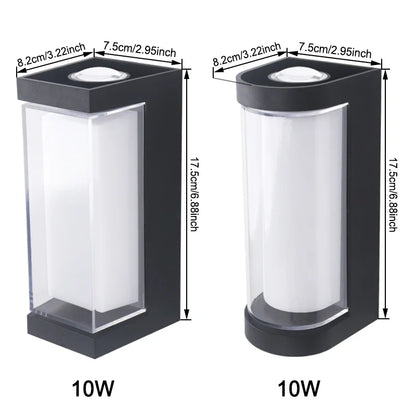 Scandinavian Up & Down Outdoor Wall Sconce