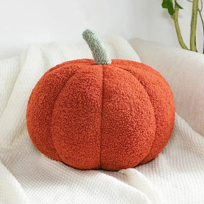 Plush Pumpkin Throw Pillow