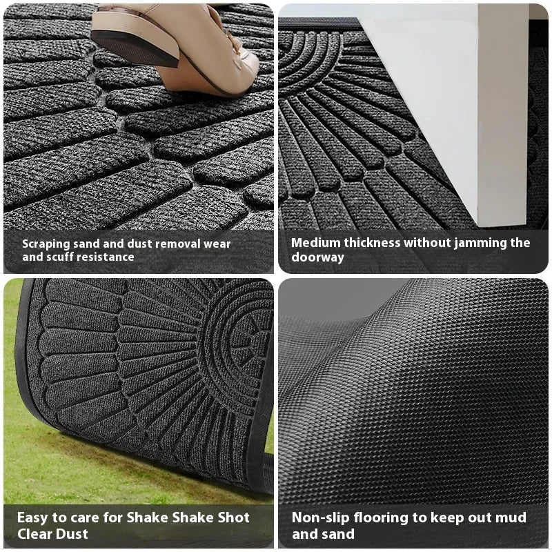 Half Round Indoor Outdoor Door Mat