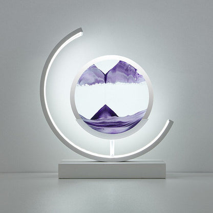 Italian Moving Sand Art Lamp