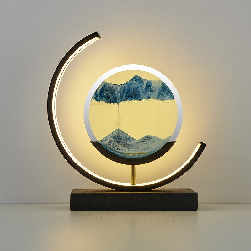 Italian Moving Sand Art Lamp