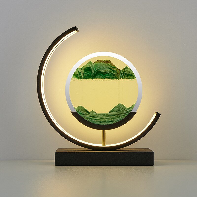 Italian Moving Sand Art Lamp