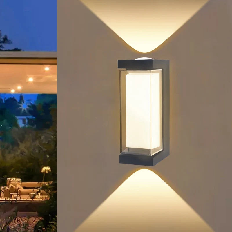 Scandinavian Up & Down Outdoor Wall Sconce