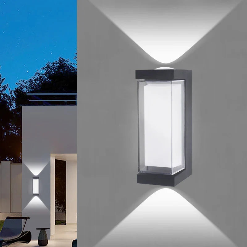 Scandinavian Up & Down Outdoor Wall Sconce