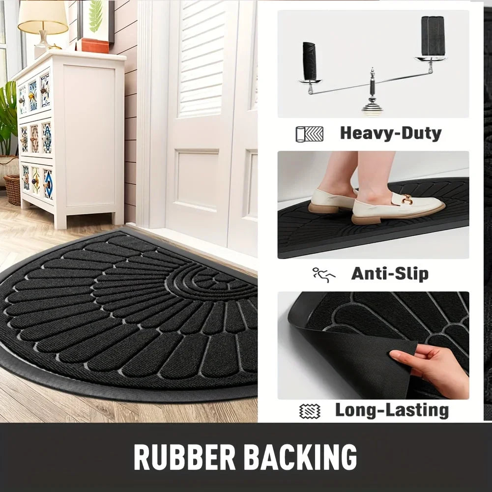 Half Round Indoor Outdoor Door Mat
