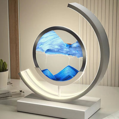 Italian Moving Sand Art Lamp