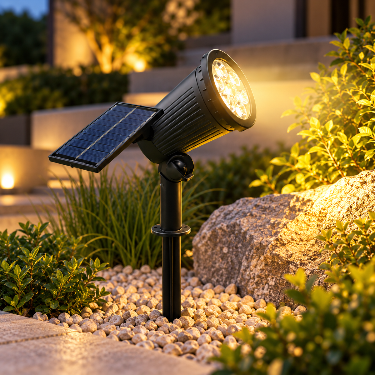 Solar Tilt Landscape Spotlight