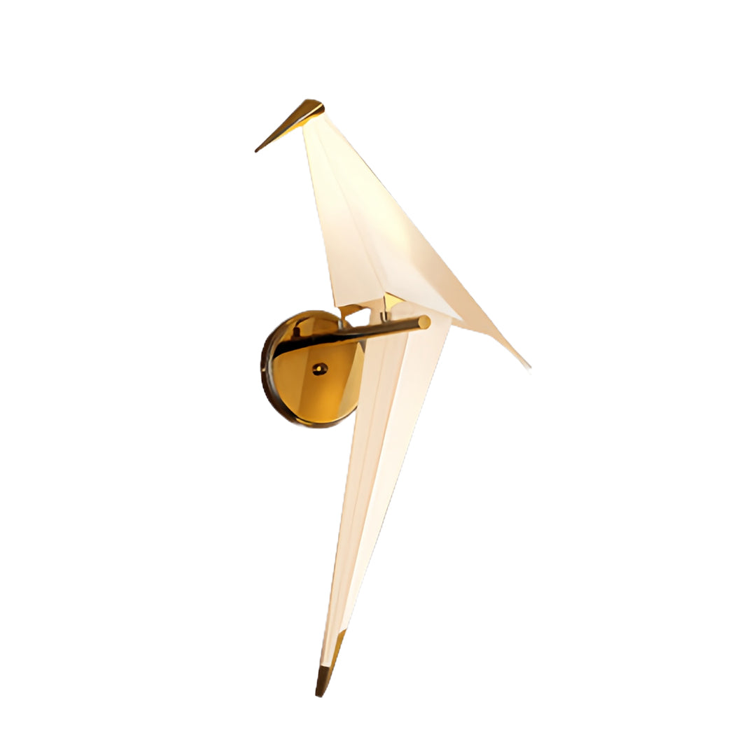 Tsuru Origami Crane LED Wall Light
