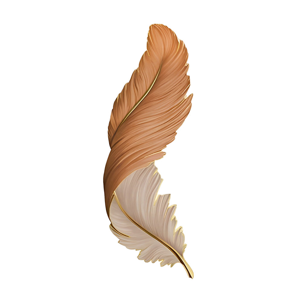 Piuma Feather LED Wall Art Lamp