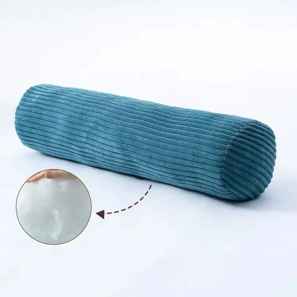 Ribbed Knit Bolster Cushion