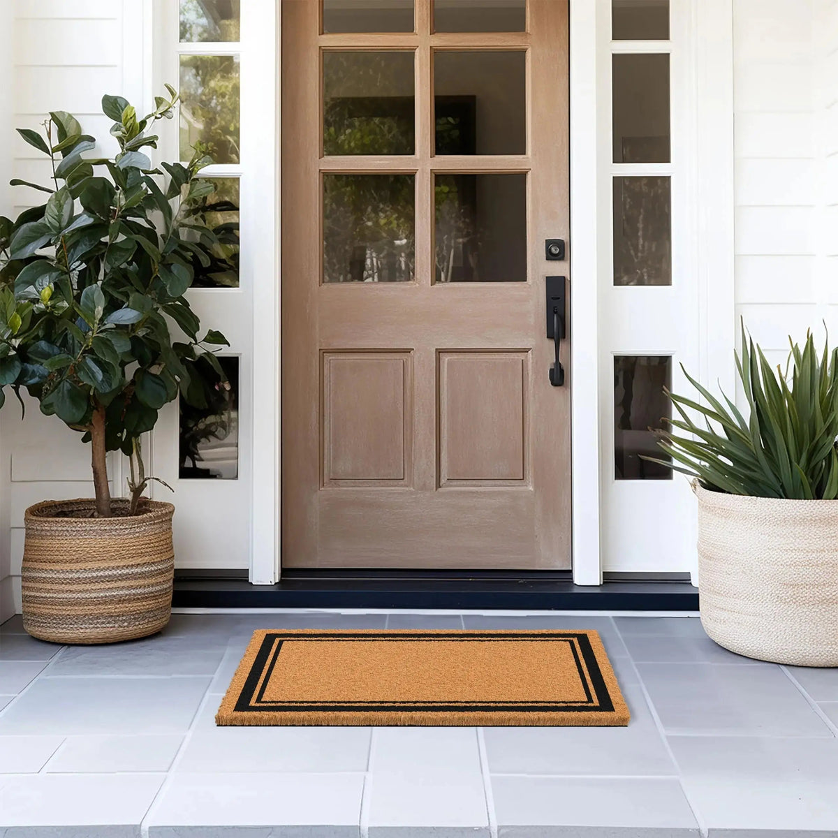 American Natural Coir Border Doormat