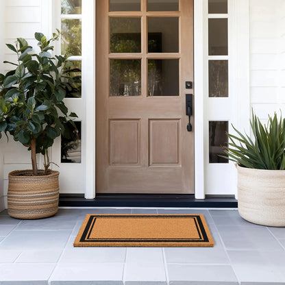 American Natural Coir Border Doormat