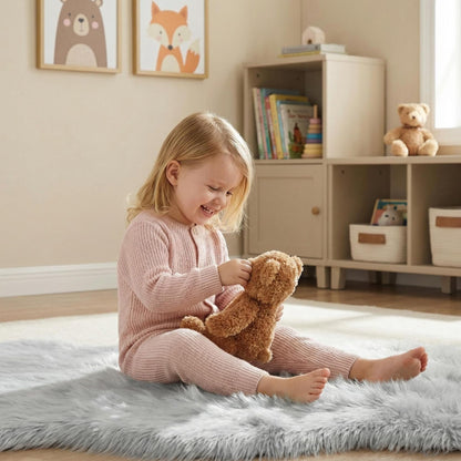 Faux Sheepskin Fur Rug