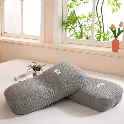 Buckwheat hull pillow in Gray