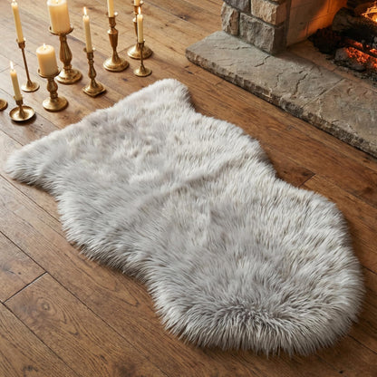 Faux Sheepskin Fur Rug