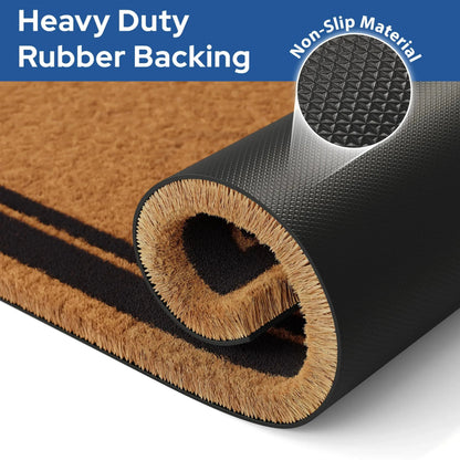 American Natural Coir Border Doormat