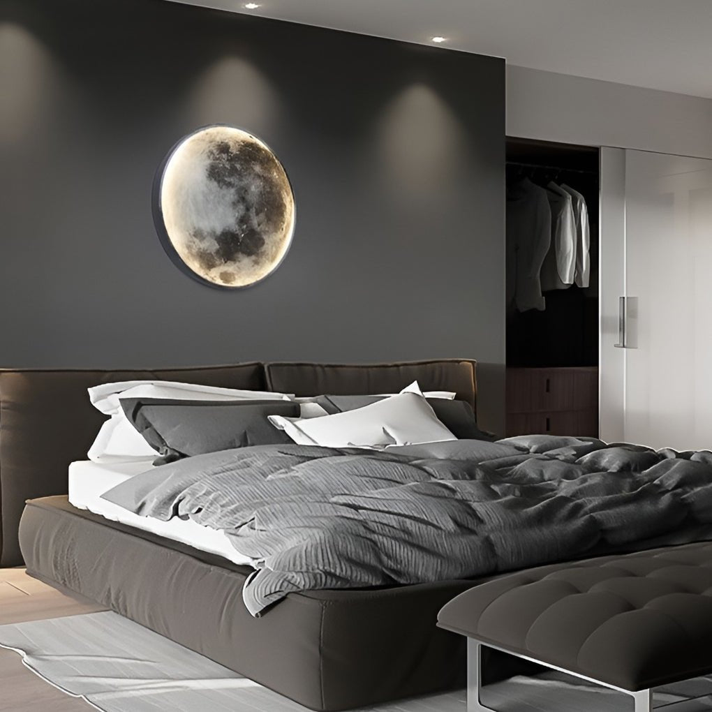 Luna Full Moon LED Wall Light