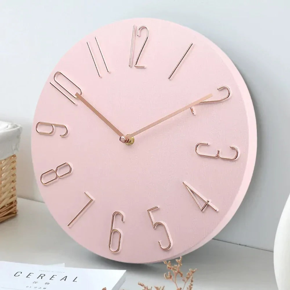 Minimalist Silent Round Wall Clock