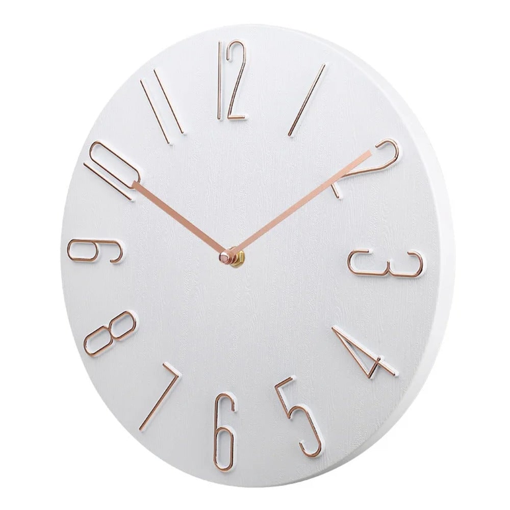 Minimalist Silent Round Wall Clock